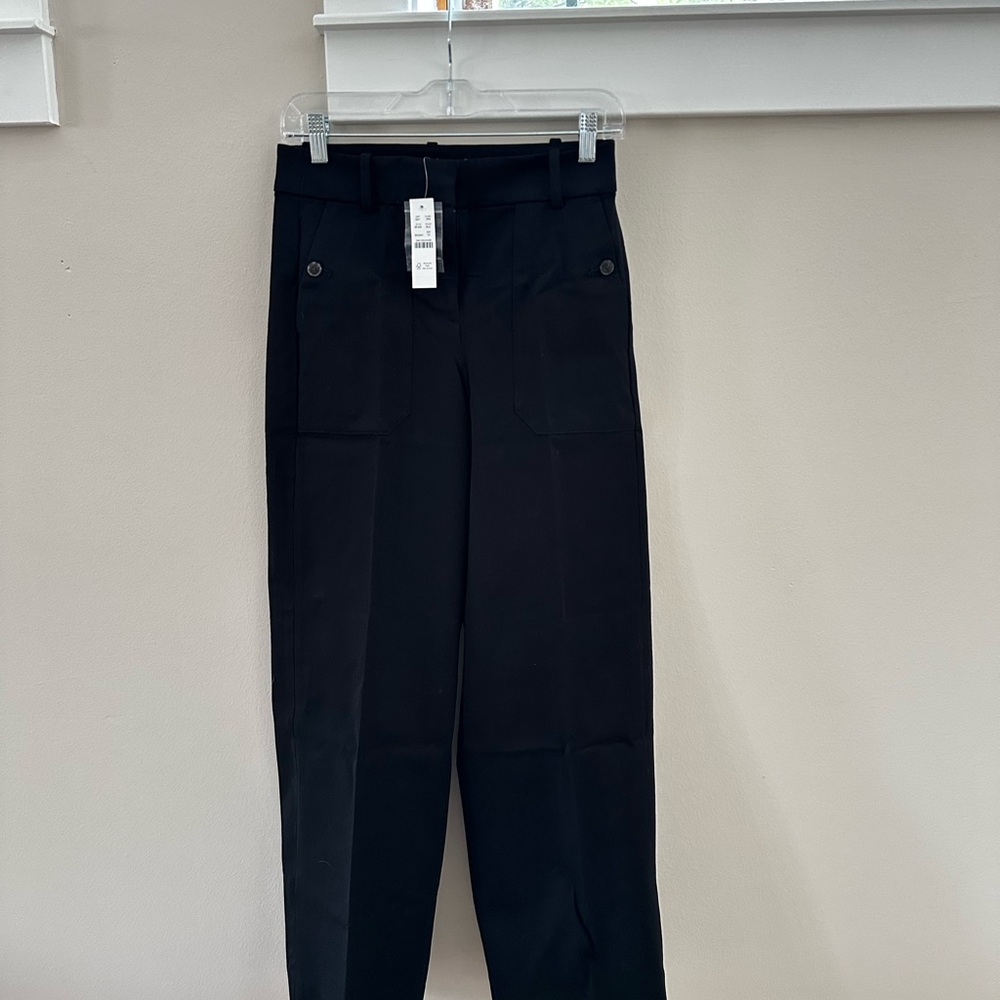 NWT J. Crew Classic Black Women's Trousers